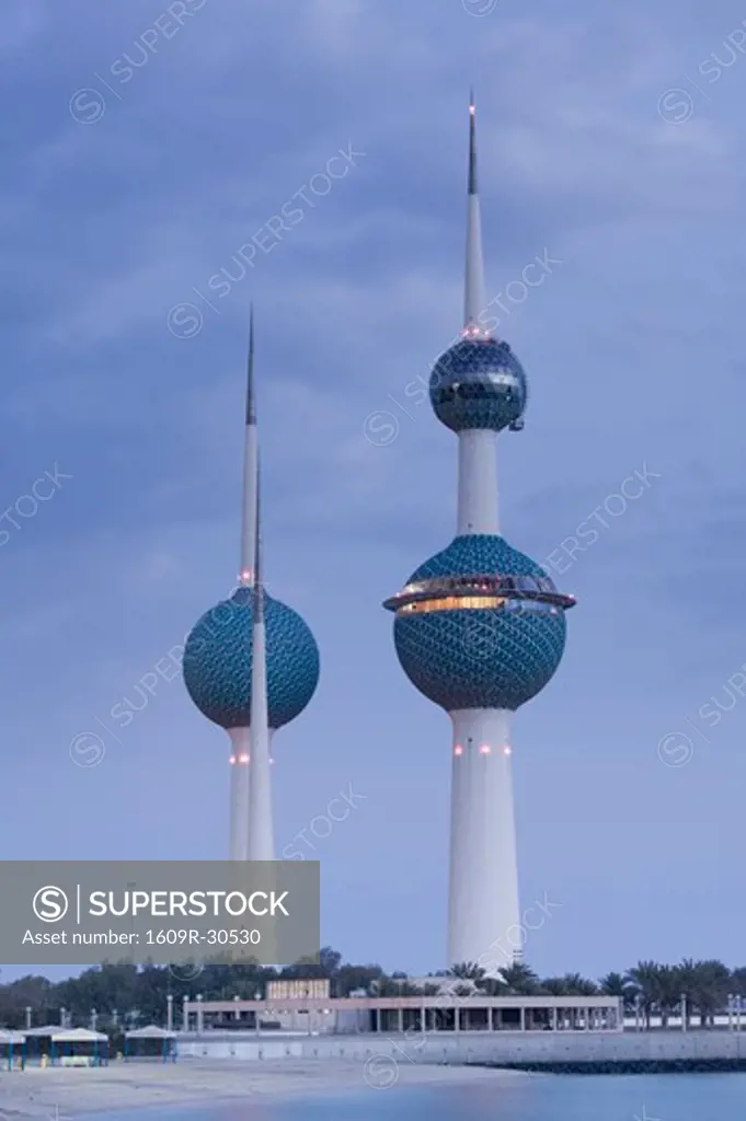 Kuwait, Kuwait City, Kuwait Towers Symbol of Kuwait