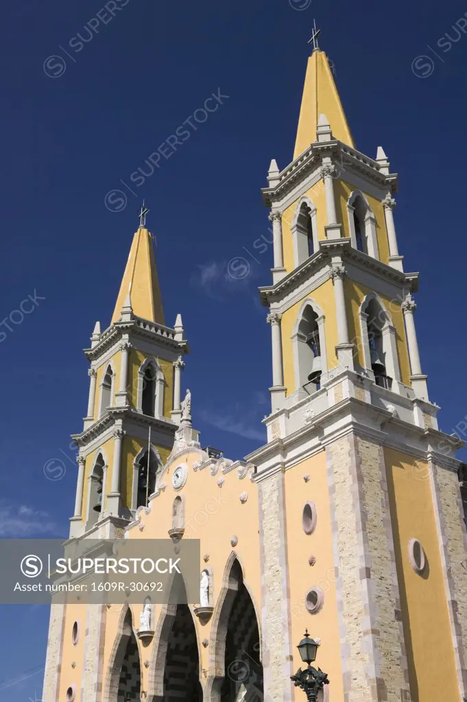 Mexico, Sinaloa State, Mazatlan, Old Mazatlan,  Cathedral