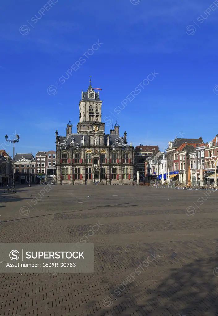 Stadhuis (City Hall) (1618) on Markt square, Delft, Netherlands