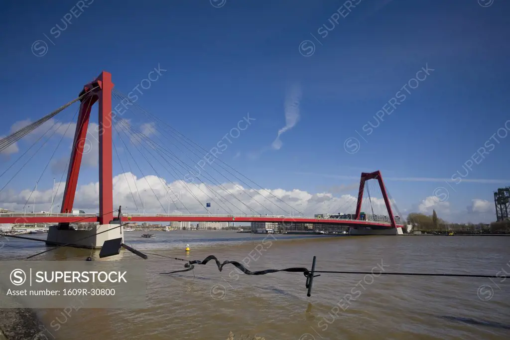Willemsbrug Bridge, Rotterdam, The Netherlands