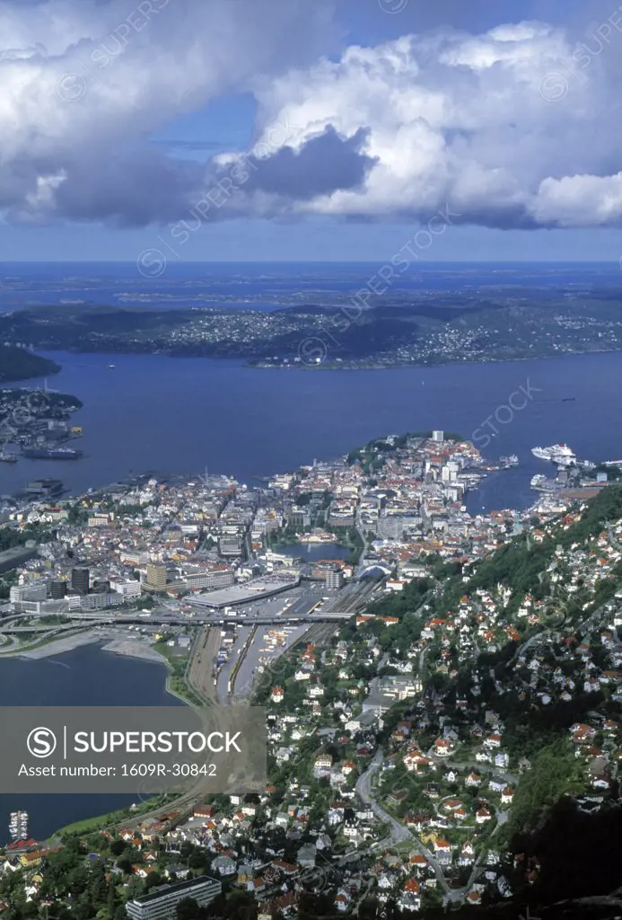 View over Bergen, Norway