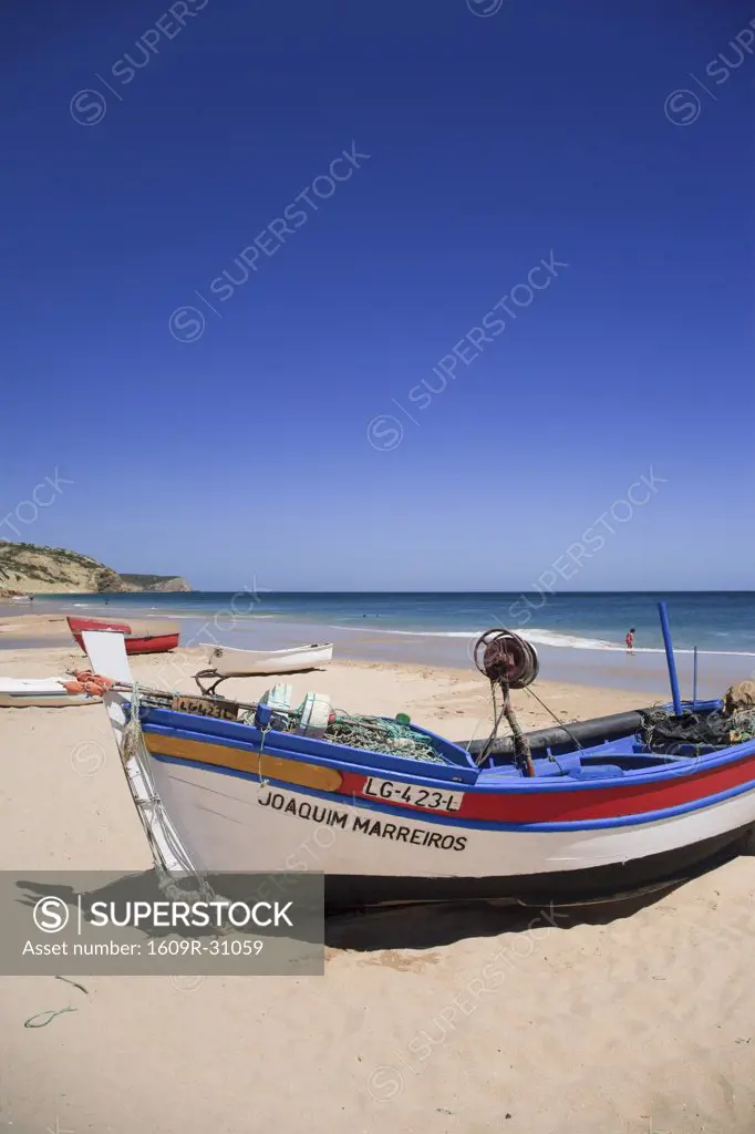 Beach, Salema, Algarve, Portugal