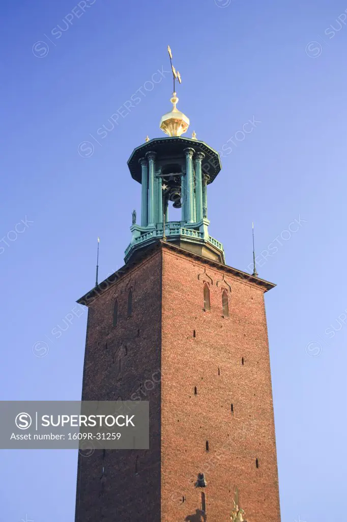 City Hall tower, Stockholm, Sweden