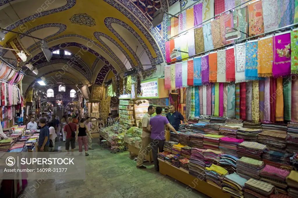 Gran Bazaar, Sultanhamet, Istanbul, Turkey