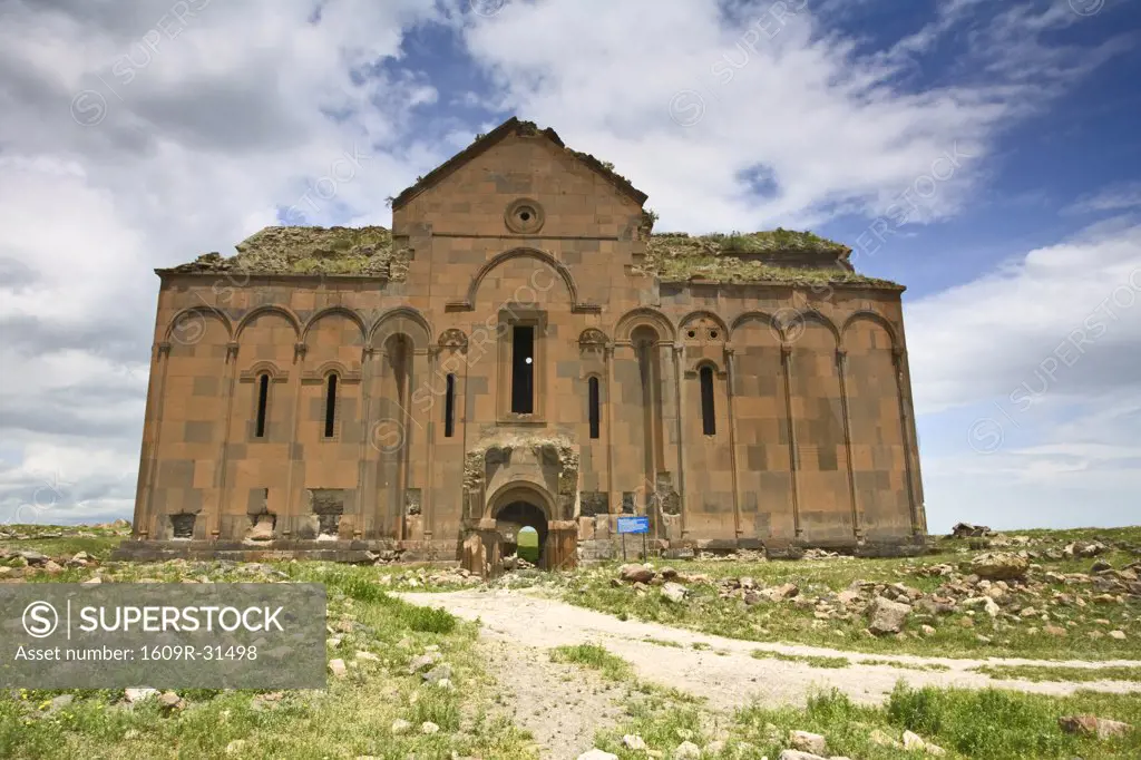 Turkey, Eastern Turkey, Kars, Ani Ruins, Cathedral (now Victory Mosque)