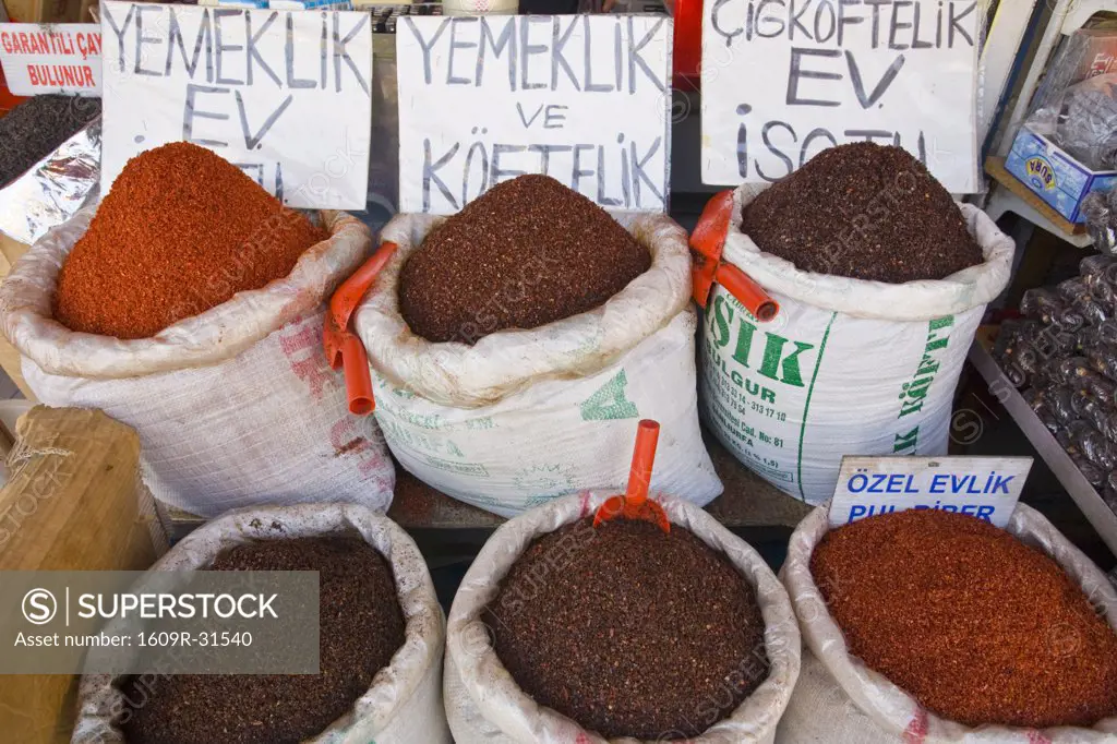 Turkey, Eastern Turkey, Sanliurfa - Urfa, Spices