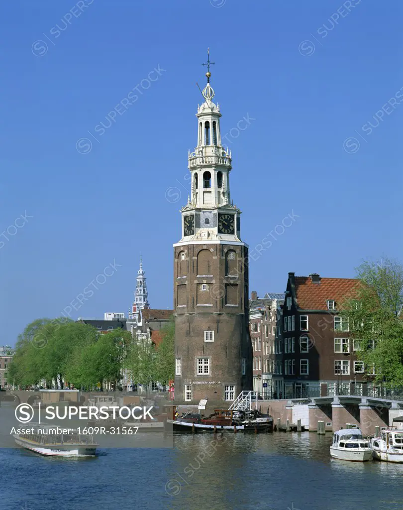 Holland, Amsterdam, Montelbaanstoren