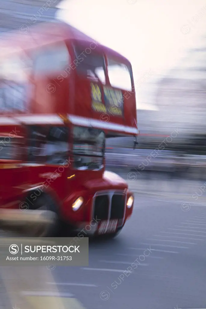 Red London Bus, London, England