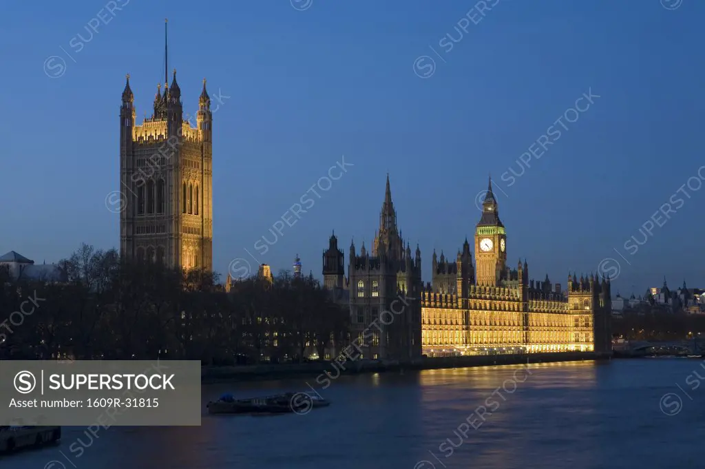 Big Ben & Houses of Parliamant, London, England