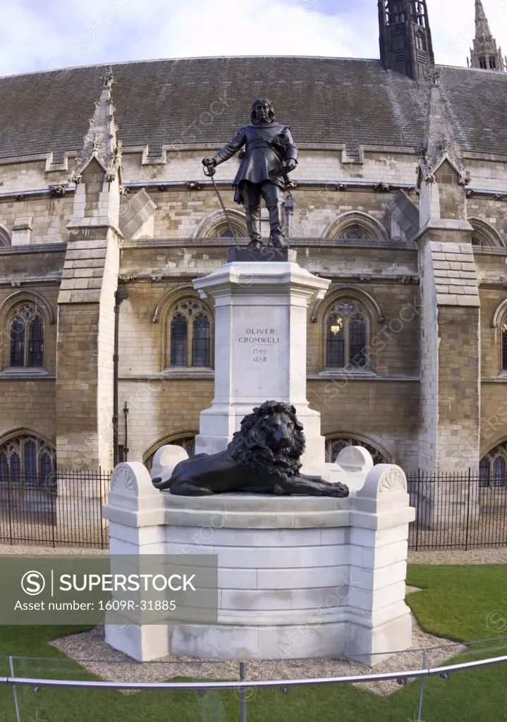 Oliver Cromwell statue, Houses of Parliamant, London, England