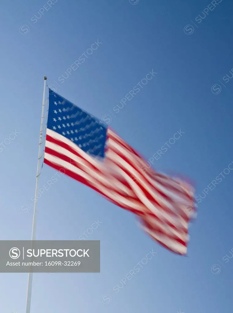 USA, Oklahoma, Oklahoma City, American flag