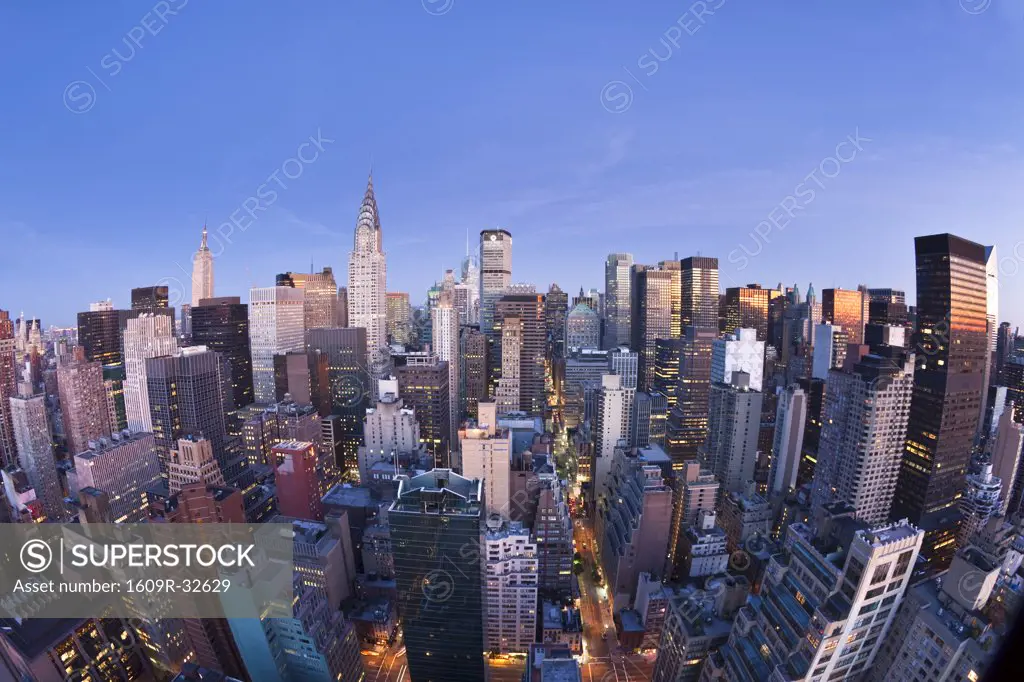 Midtown Manhattan Skyline, New York City, USA