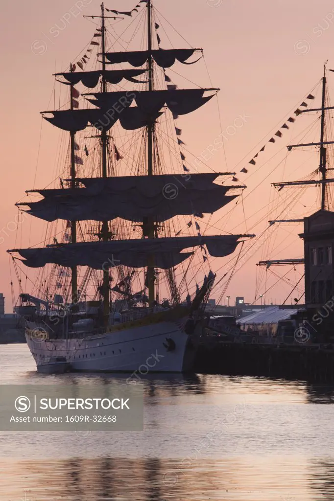 USA,Massachusetts, Boston, Sail Boston Tall Ships Festival, Romanian ship Mircea