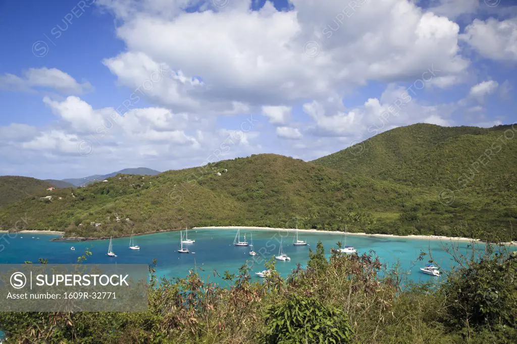 Caribbean, US Virgin Islands, St. John, Virgin Islands National Park, Maho Bay
