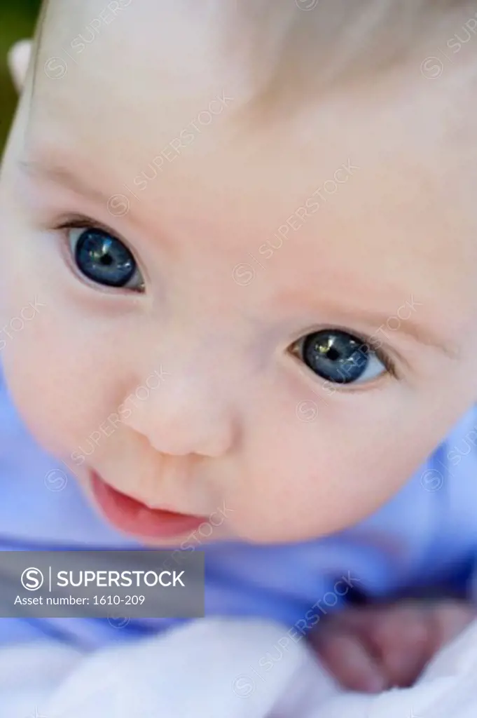 Close-up of a baby boy