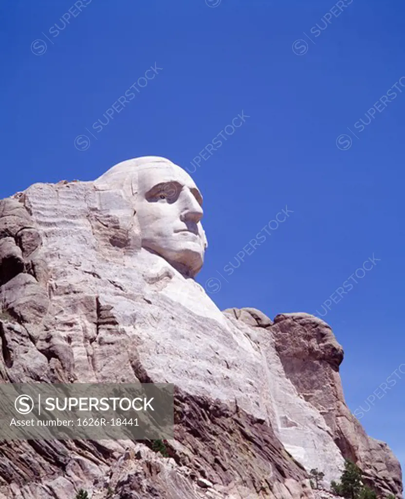 Head of George Washington on Mount Rushmore