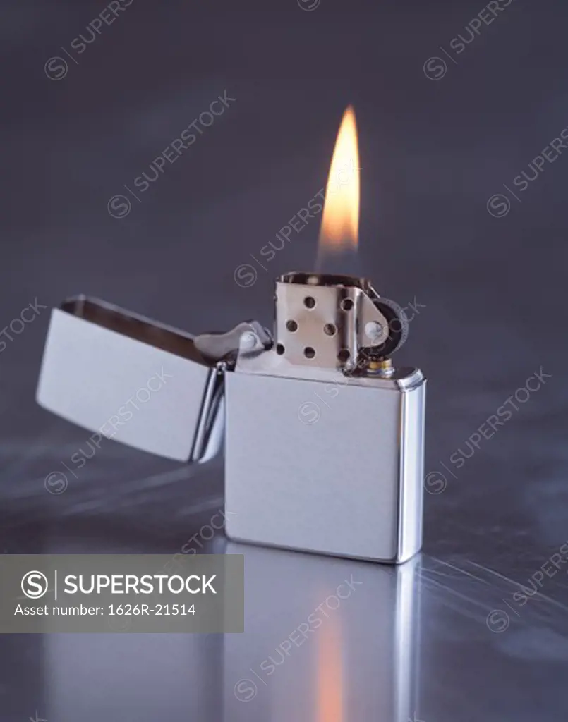 Zippo with Flame