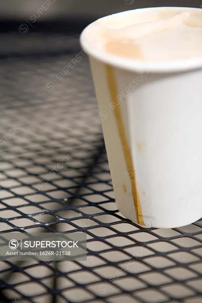 Takeout Cappuccino without Lid