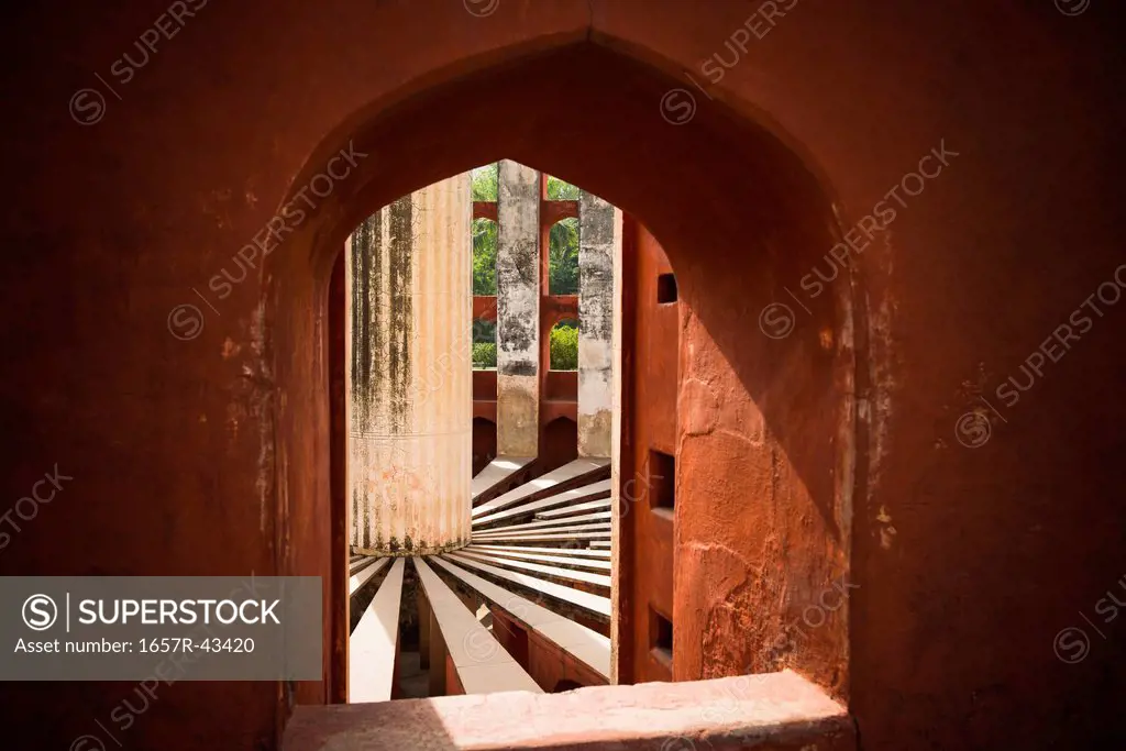 Interiors of an observatory, Jantar Mantar, New Delhi, Delhi, India