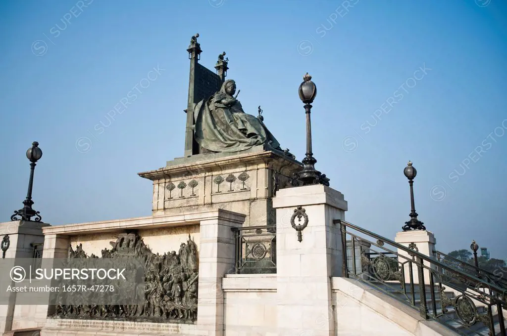 Statue of Queen Victoria, Victoria Memorial, Kolkata, West Bengal, India