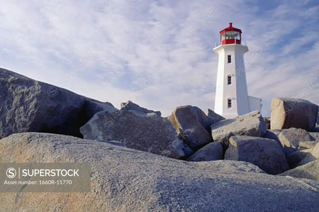 Low angle view of a lighthouse