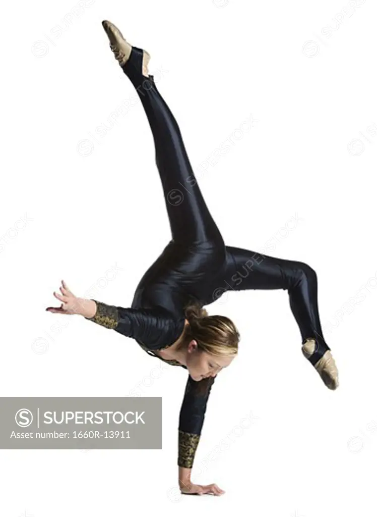 Female contortionist
