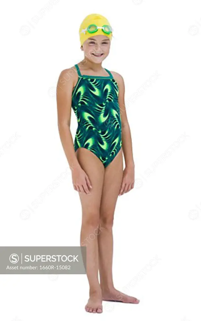 Girl in bathing suit