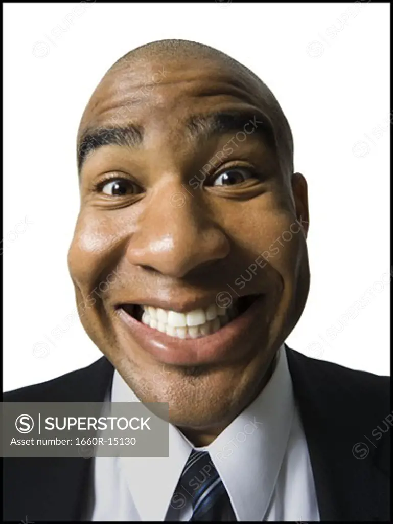 Man making a funny face