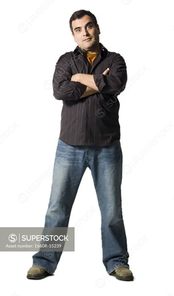 Man with crossed arms