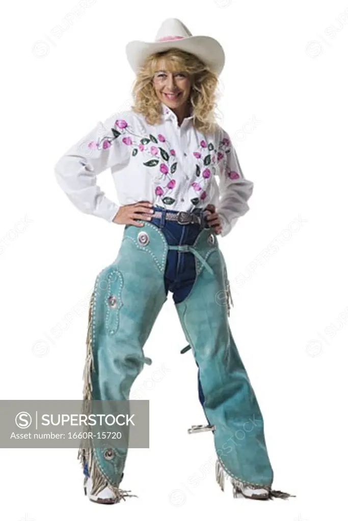 Woman in western clothing