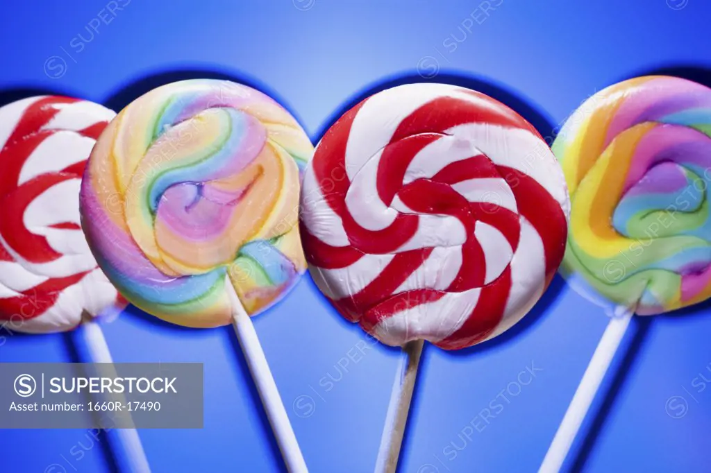 Four lollipops