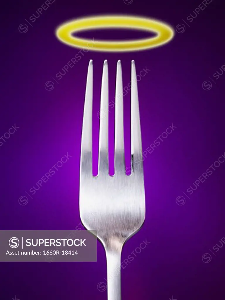 Fork with halo