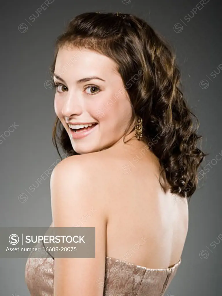 Girl smiling and posing