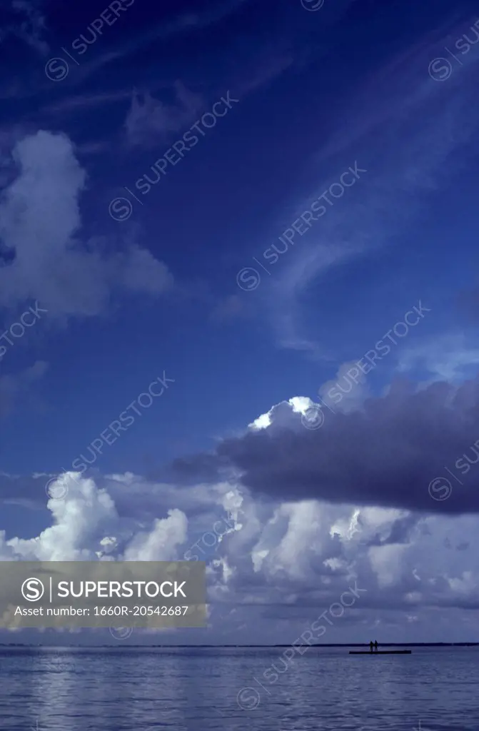 Clouds above ocean