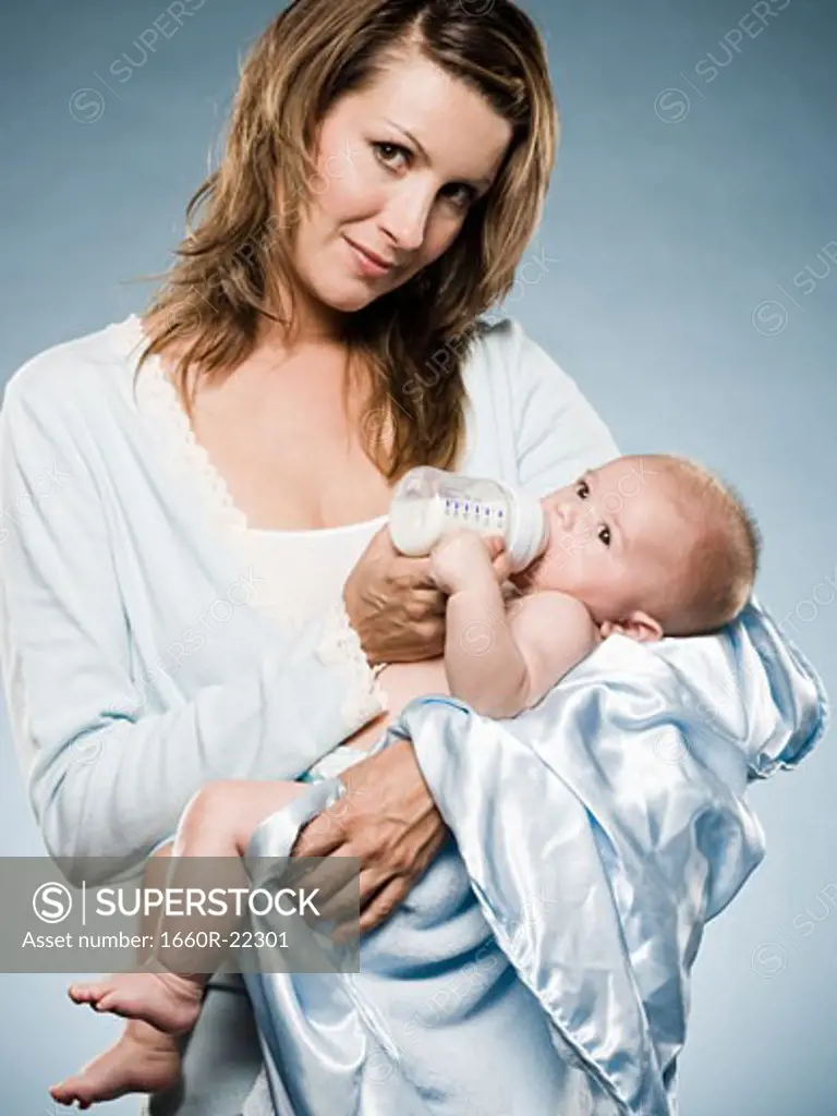 Woman and baby.