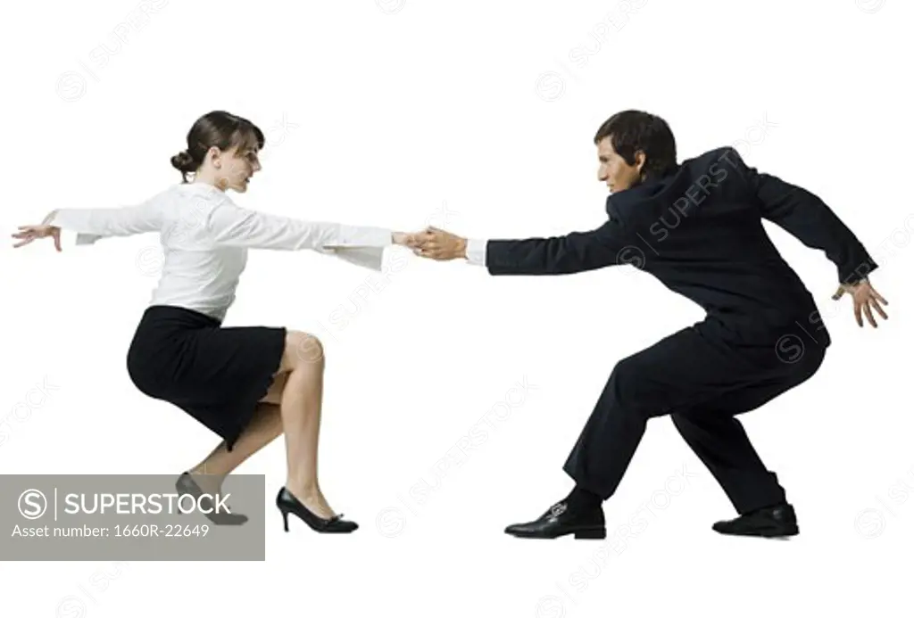 business people dancing