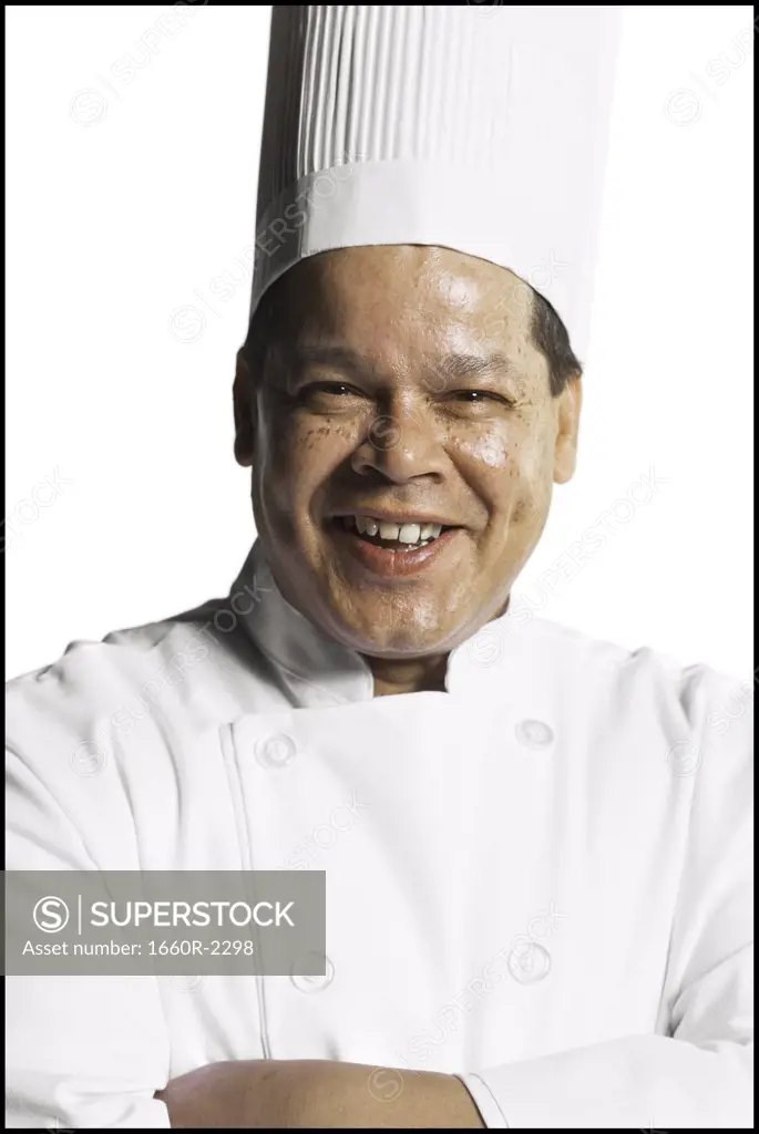 Portrait of a male chef smiling