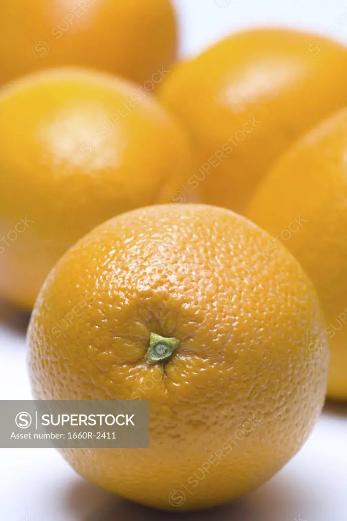 Close-up of oranges (citrus sinensis)