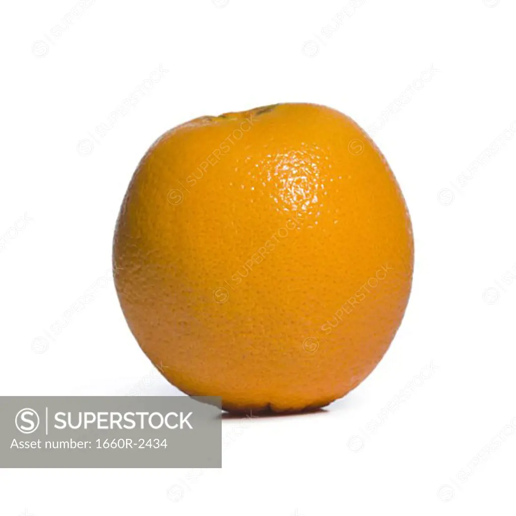 Close-up of an orange (citrus sinensis)