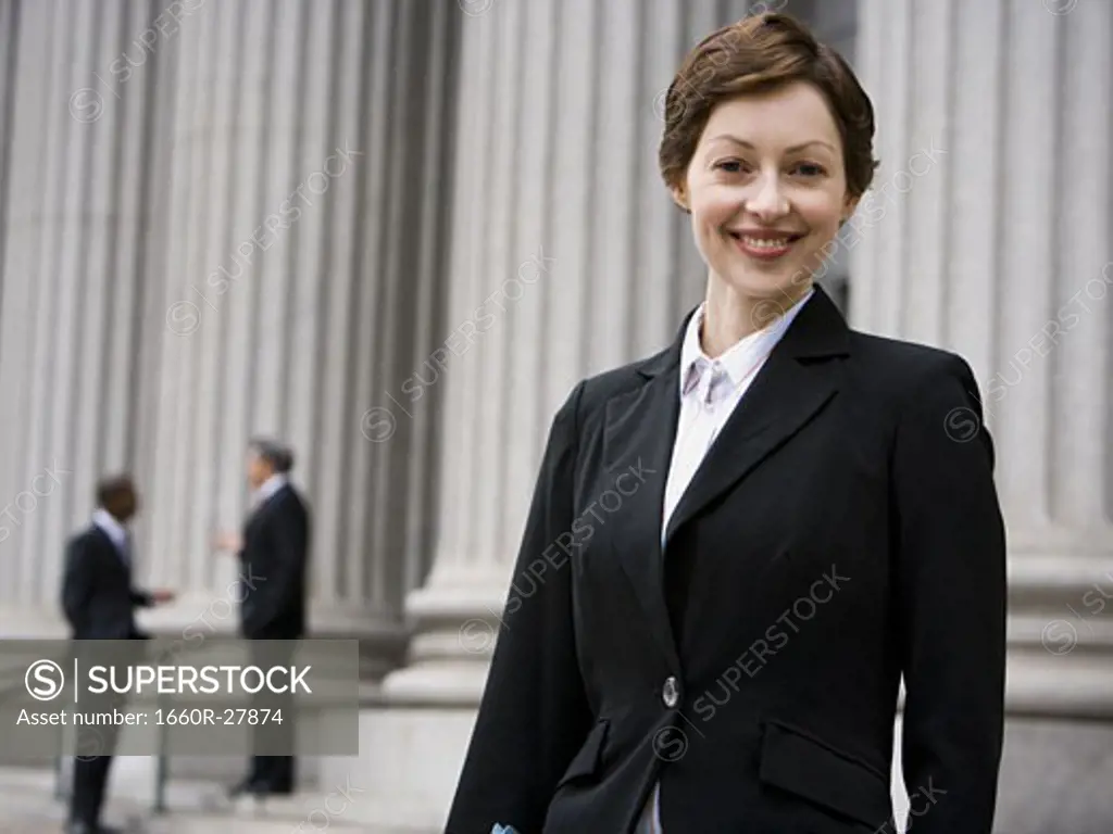 Portrait of a female lawyer smiling