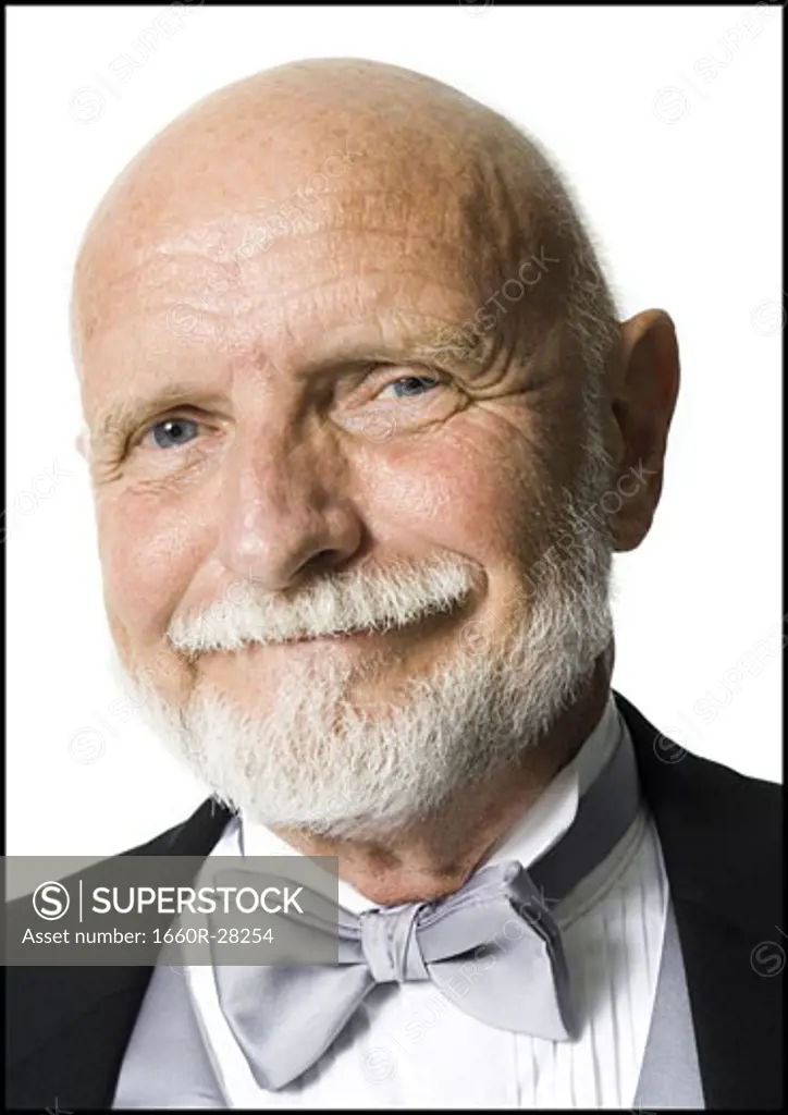 Portrait of a senior man smiling