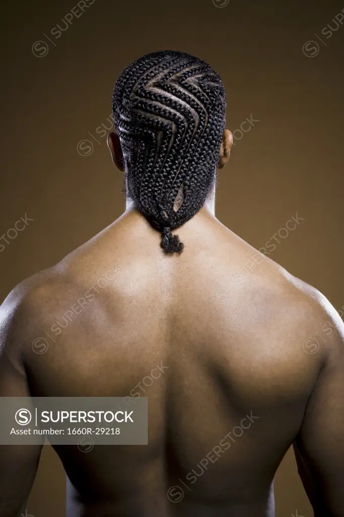 African American man from behind