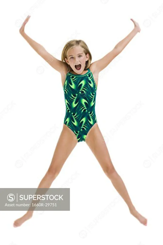 Girl in bathing suit