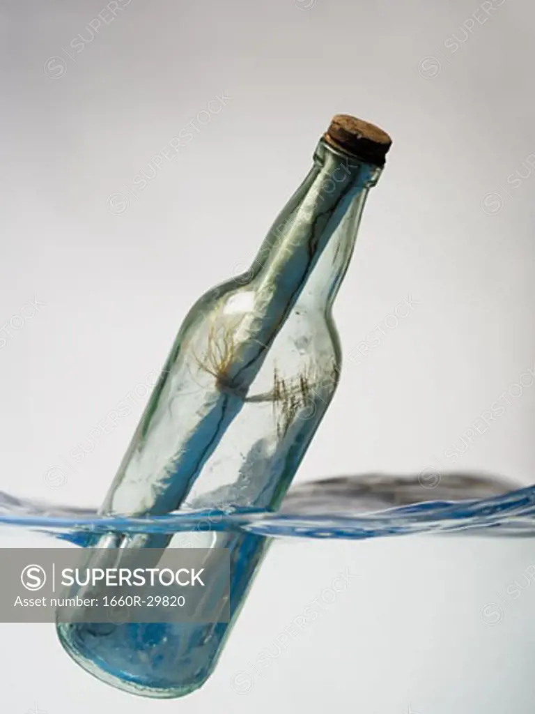 Message in a floating bottle
