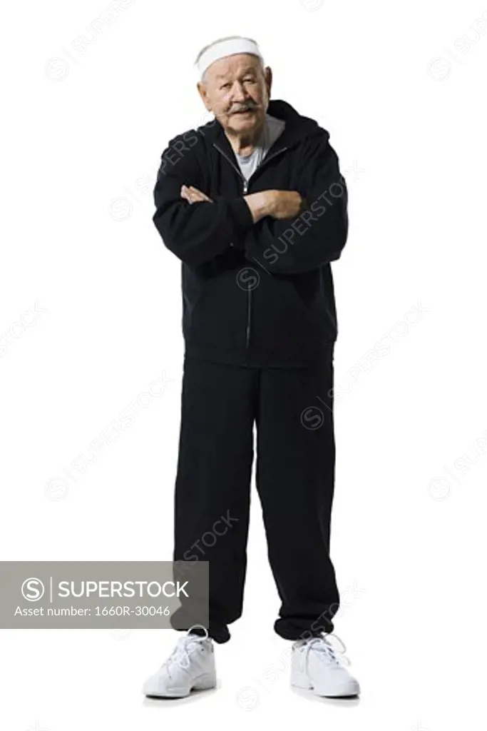 Older man in track suit