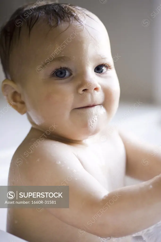 Soapy baby