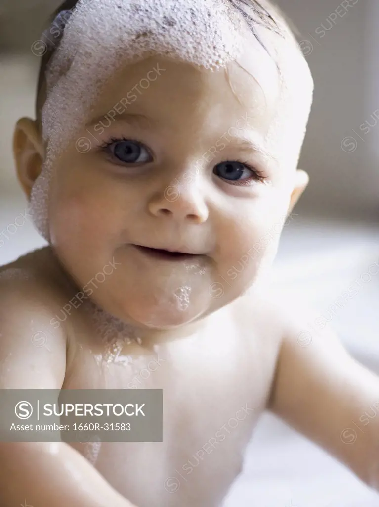 Soapy baby