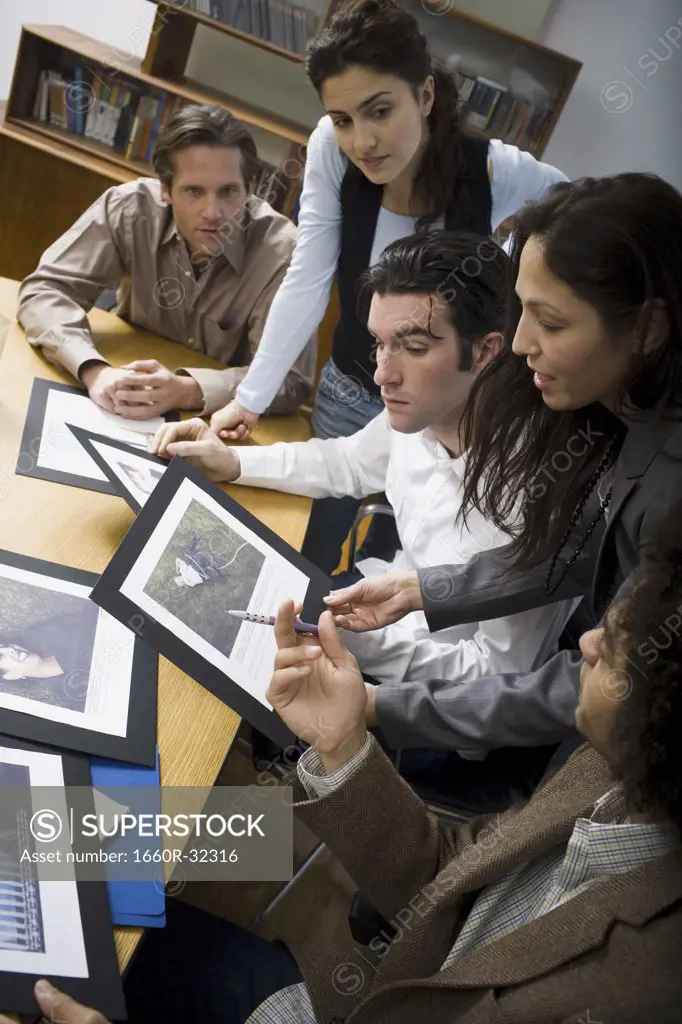 People in business meeting in board room
