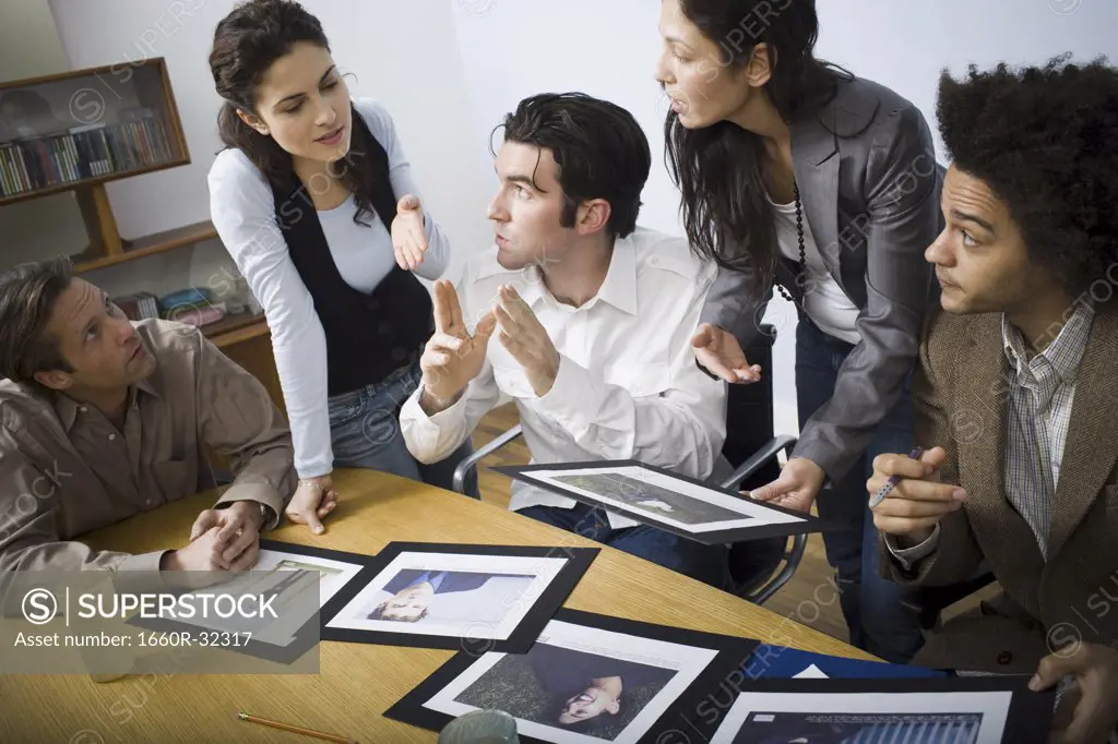 People in business meeting in board room