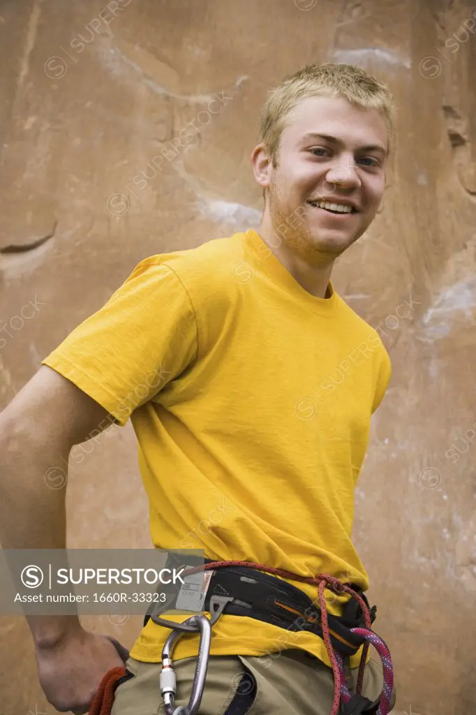 Portrait of a mountain climber